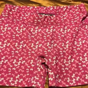 Under armour heatgear shorty workout shorts